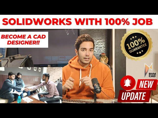 LEARN ADVANCED SOLIDWORKS ONLINE - With 100% JOB ASSISTANCE | Live Classes | Books + Cerificate
