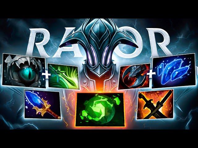 РАЗОР на ФУЛЛ СЛОТАХ.. 30 уровень ATF Grandmaster Razor Dota 2