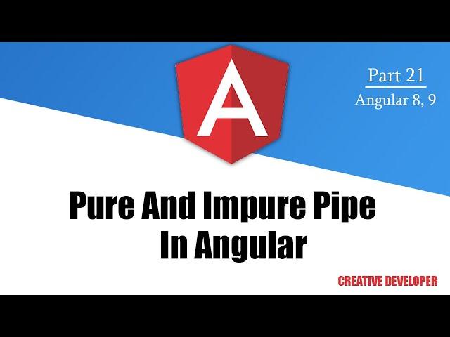 Pure and Impure pipe in angular || Pipe In Angular || Angular Pipe || Angular || Angular Tutorial