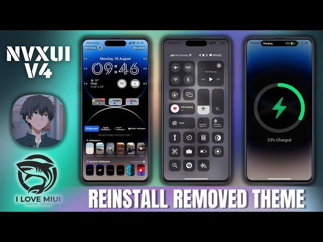 Install Removed Theme NVXui V4 On Xiaomi Devices Without Root | Work On Global