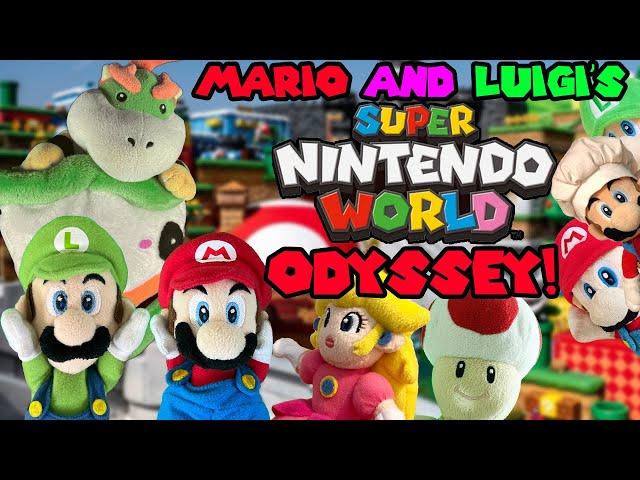 Mario and Luigi's Super Nintendo World Odyssey! | LuigiFan00001