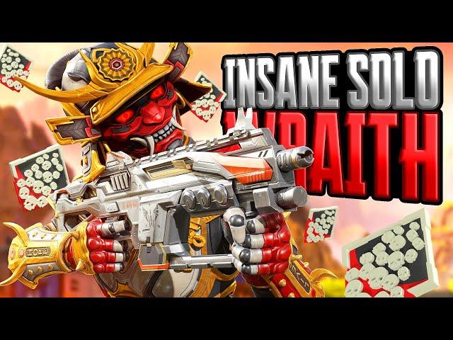 SOLO Wraith VS ALL 23 KILLS and 4,500 Damage Apex Legends Gameplay Season 17