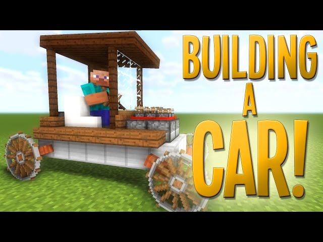 BUILDING A MINECRAFT CAR! | Mine-imator Tutorial