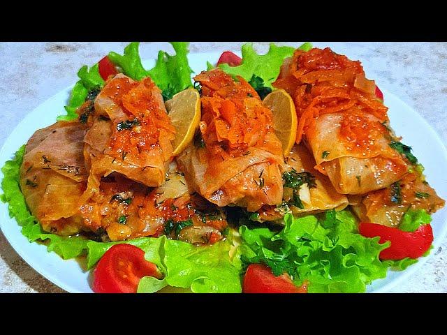 Cabbage rolls in a cauldron.Olga's recipes.