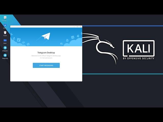 Telegram in Kali Linux Install and Run | Ethica