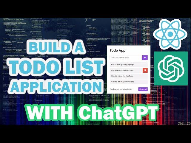 Build a Todo List Application with ChatGPT's Help: React JS Tutorial