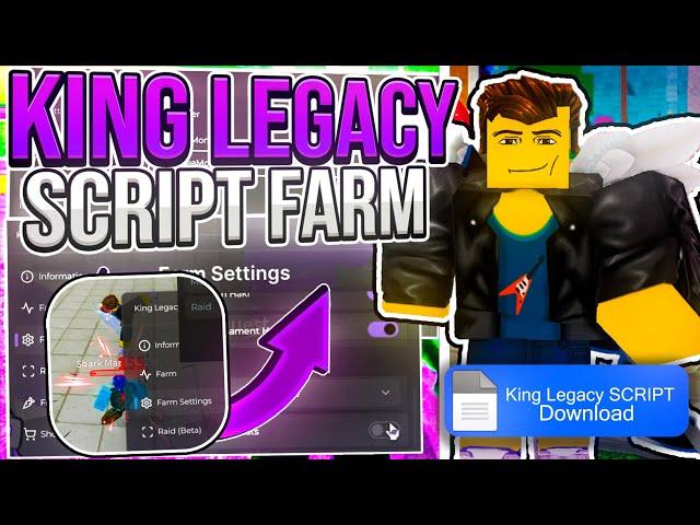 NOVO!  Novo Script KING LEGACY e EXECUTOR para Celular e PC (Farm) | Script Roblox Atualizado