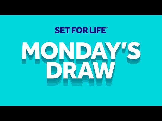 The National Lottery Set For Life draw results from Monday 14 October 2024