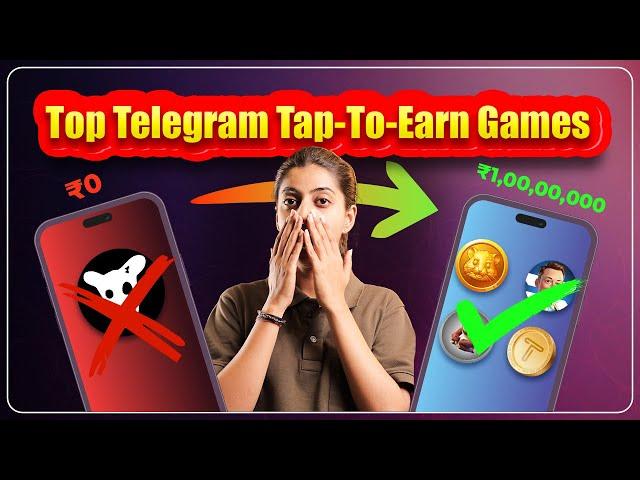 Best Tap-to-Earn Crypto Games like Hamster Kombat, on Telegram to Earn Lakhs in 2024! | SUNCRYPTO