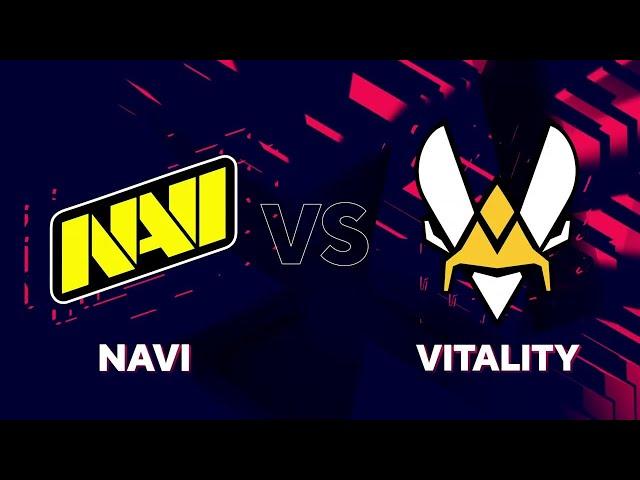 RU Grand Final map1 Dust2 NAVI vs Vitality BO5 | ESL Pro League Season 14