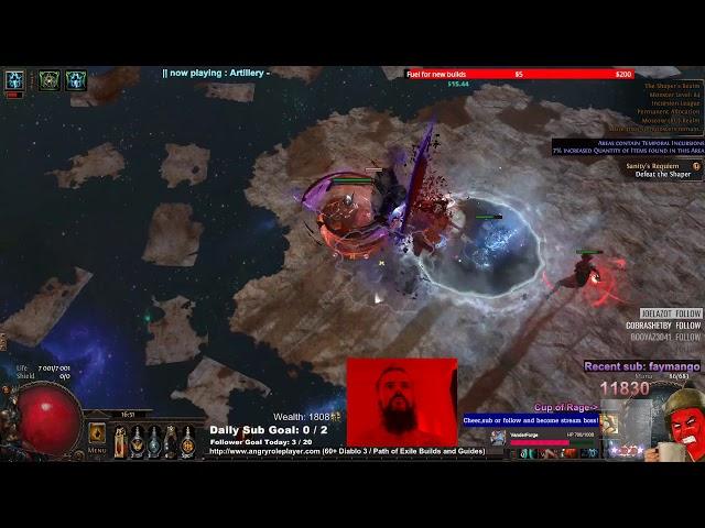 CYCLONE SLAYER BUILD Shaper KILL Demo for Path of Exile