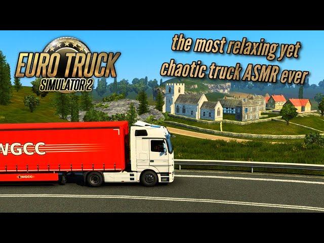 ASMR | I am a relaxing disaster  An American failing at Euro Truck Simulator  Soft spoken