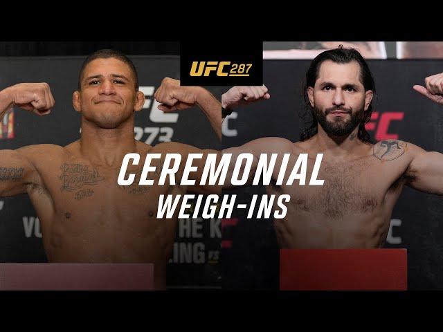 UFC 287: Ceremonial Weigh-In