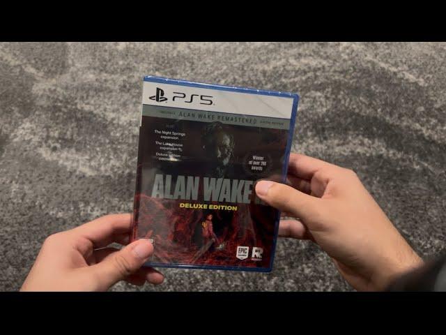 Alan Wake II Deluxe Edition PS5 Rant + Unboxing