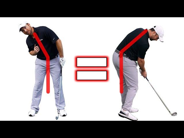 The Easiest Way to Stop Standing Up In The Golf Swing | Stay In Posture Trick