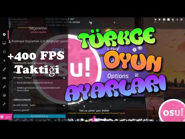 2020 TÜRKÇE OSU OYUN AYARLARI ! | Enderrains +400 FPS taktiği