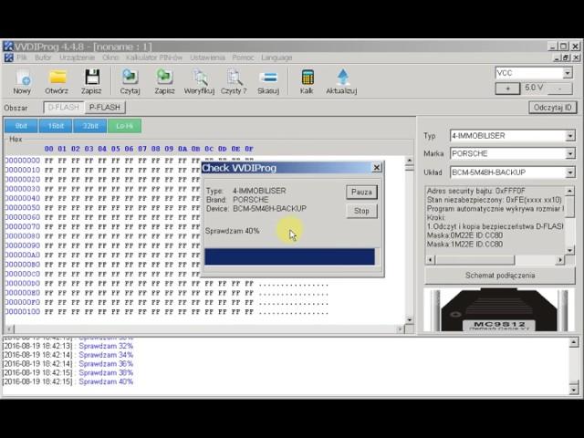 How to use VVDI Prog to Read Porsche BCM 5M48H