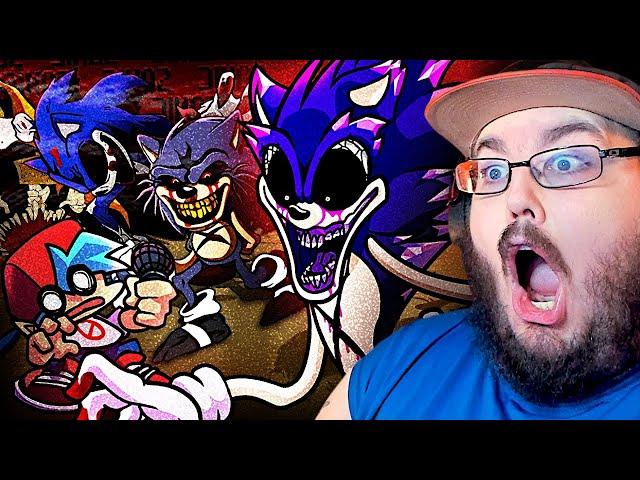 SONIC.EXE UPDATE 2.0 & PHASE 3 SONIC IS INSANE!!! | Friday Night Funkin' (Amazing mod!) REACTION!!!