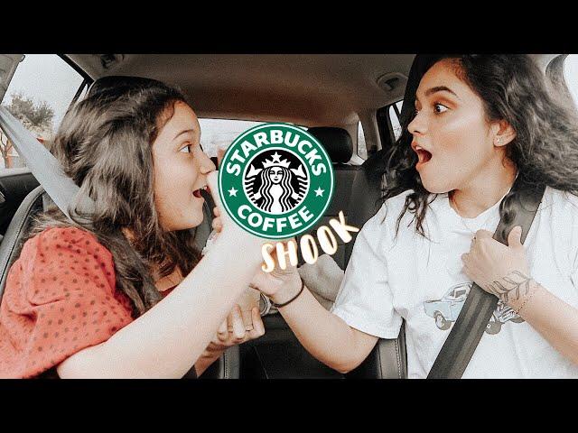 LETTING STARBUCKS BARISTA PICK OUR DRINKS!