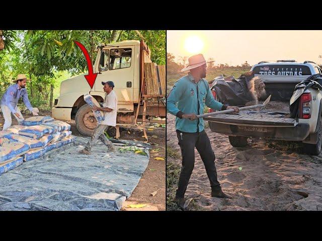 CHEGOU MAIS UM CAMINHÃO PARA CONSTRUÇÃO DA NOSSA CASA