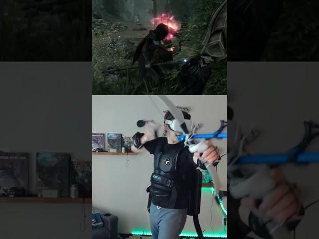 Necromancer Ran Off? | [25 # ]   #skyrim #shorts #skyrimvr #katwalkc #headshots