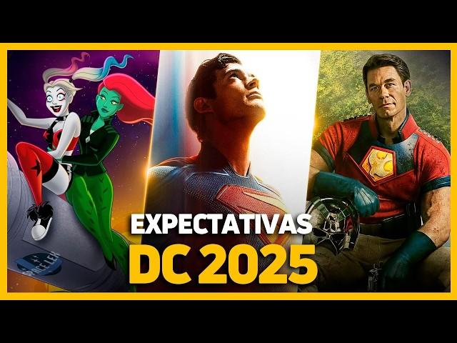 DC 2025: O novo SUPERMAN, PACIFICADOR 2 E OS FILMES MAIS AGUARDADOS