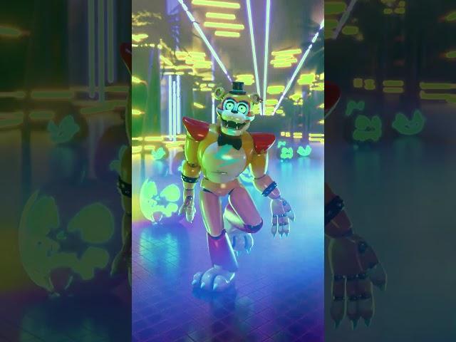 GlamFreddy reviving spooky dance - FNAF - FIve Nights at Freddys - 3d #animation #fnaf #spooky