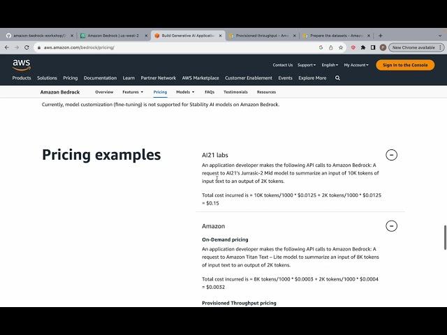 AWS Bedrock Generative AI:  Train your own LLM with your own data