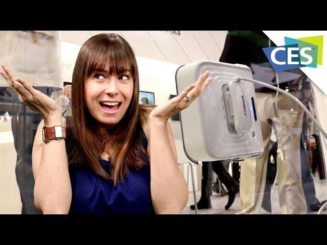 Winbot: The Window Cleaning Robot - CES 2013