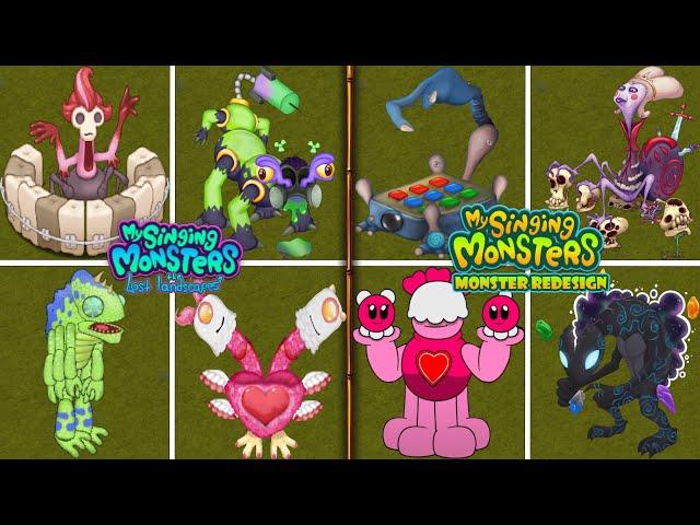 MonsterBox: DEMENTED DREAM ISLAND with Monster Fanmade Redesign | My Singing Monsters TLL Incredibox