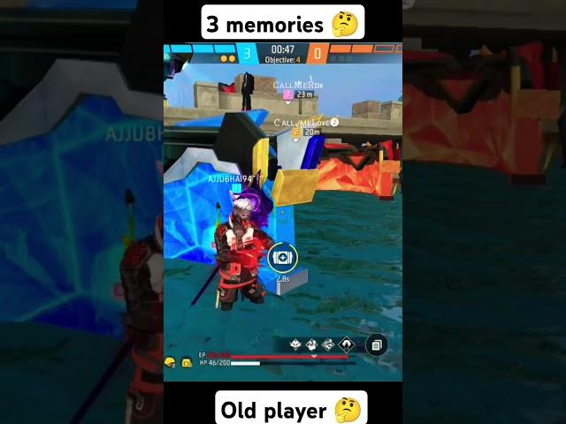 3 memories  #freefire #ffoldmemories #ffolddays #garena #garenafreefire #ffmemories #freefiremax#ff