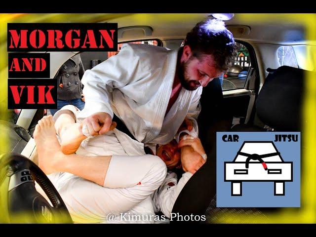 Car Jitsu III: Morgan and Vik (brown and black belts)