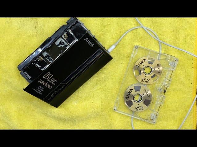 How to fix Aiwa HS-P202 m II walkman - cassette player repair and head change #diy #repair E0020