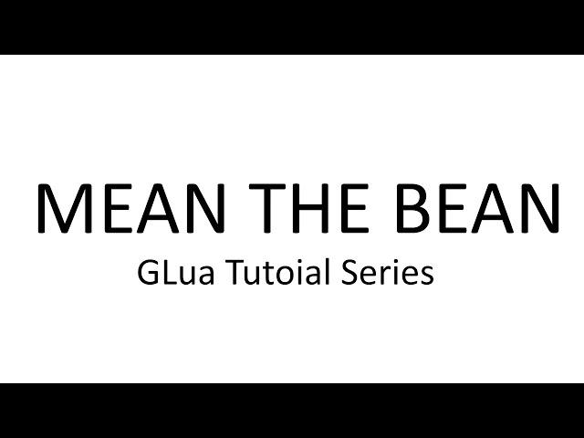 GLua #1 | Getting Started