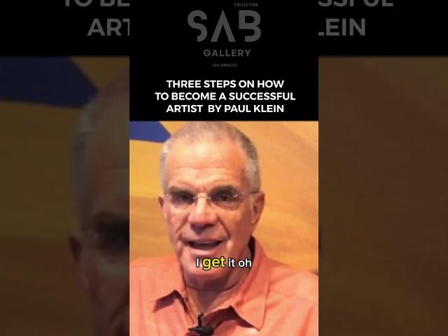 Three key steps on becoming a successful artist