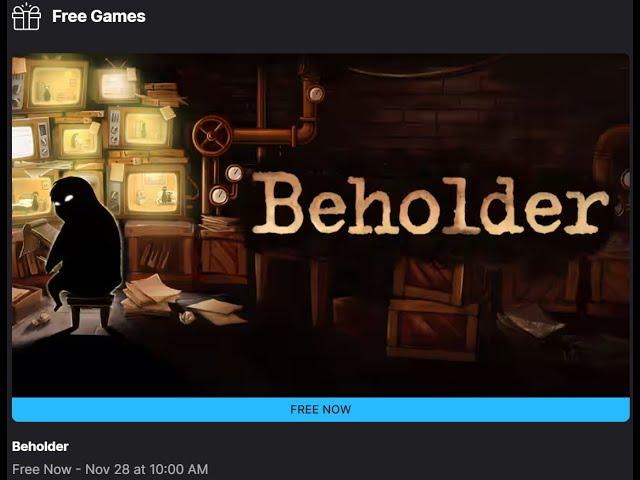 Free Game Weekly Review - Beholder