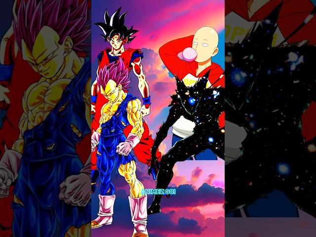 Goku & Vegeta vs Saitama & Garou