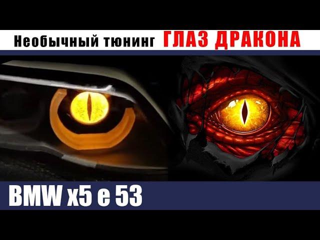 глаз дракона. фары х5 е 53