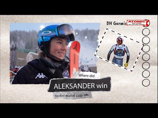 Mikaela Shiffrin in Kilde quiz challenge #sheskis #weareskiing @atomic