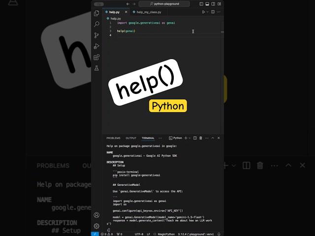 Things about Python HELP Function every Programmer needs to know #python #programming #coding