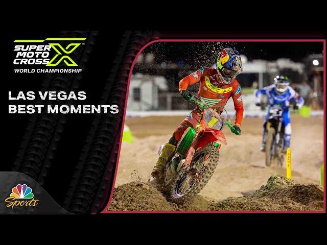 SuperMotocross playoffs 2024: Round 3, Las Vegas Motor Speedway best moments | Motorsports on NBC