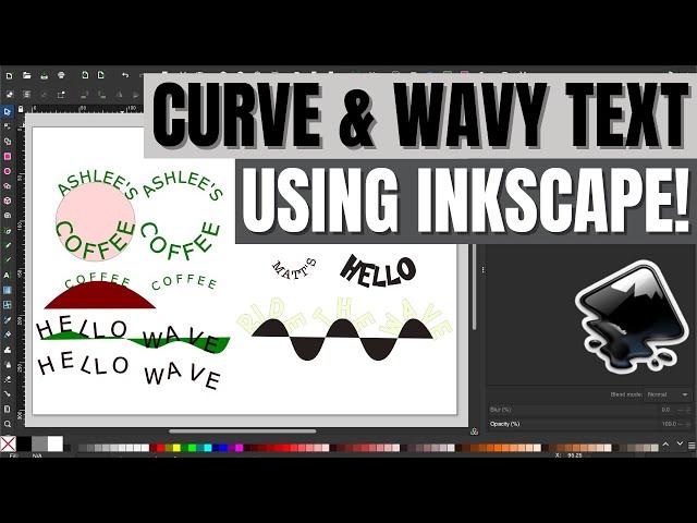 Incredible Inkscape Tutorial: Master The Art Of Curving Text!