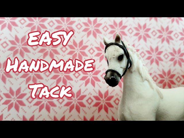 How To Make Schleich Horse Tack With Random Items | Family Friendly | Schleich Horses | Sadie LPS