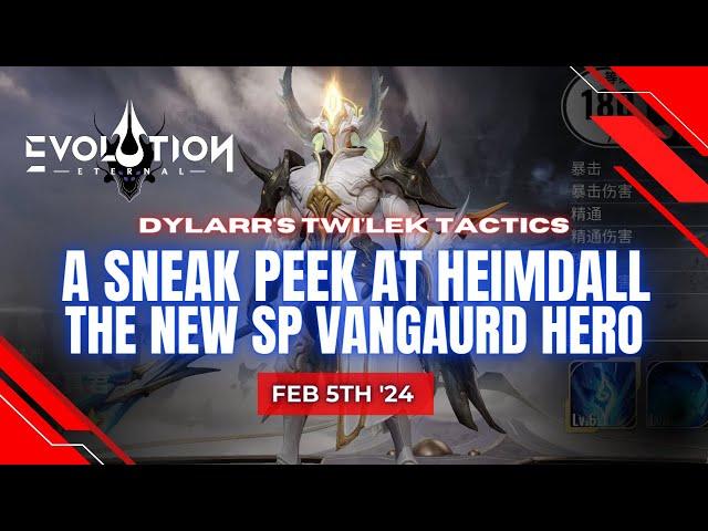 A Sneak Peek at Heimdall - The New SP Vanguard Energy Hero | Eternal Evolution