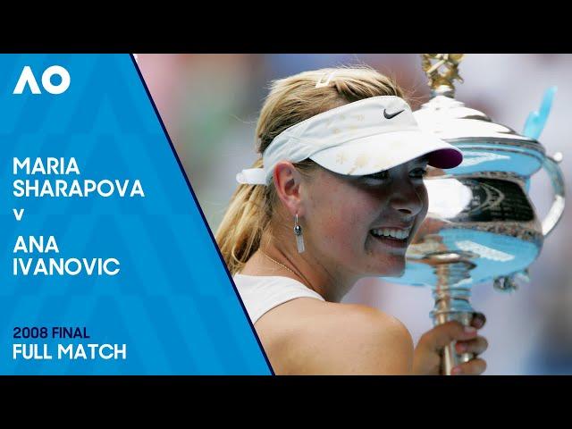 Maria Sharapova v Ana Ivanovic Full Match | Australian Open 2008 Final