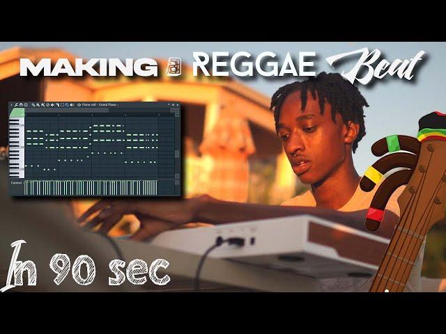 reggae beat | 90 seconds | in fl studio | Ackah Dan | Beat In 90