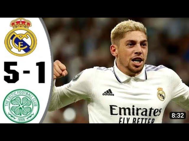 Real Madrid vs Celtic 5-1 extended highlights