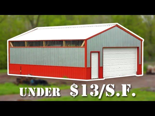 Budget Menards Pole Barn Lessons Learned