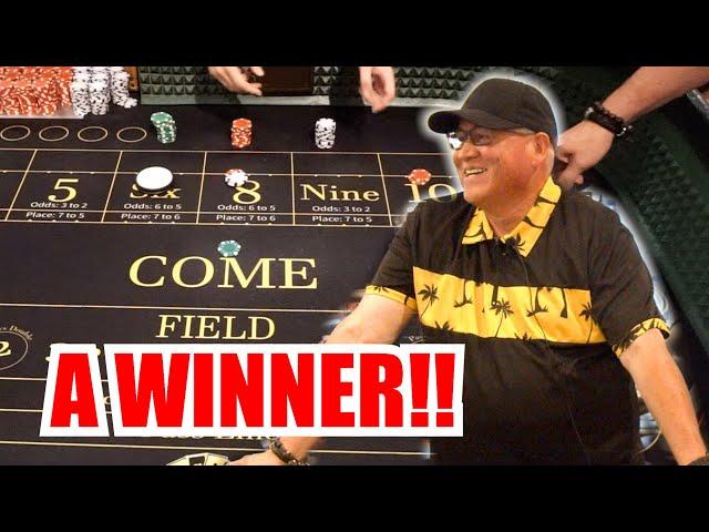 A TRUE WINNER 30 Roll Craps Challenge - WIN BIG or BUST #456