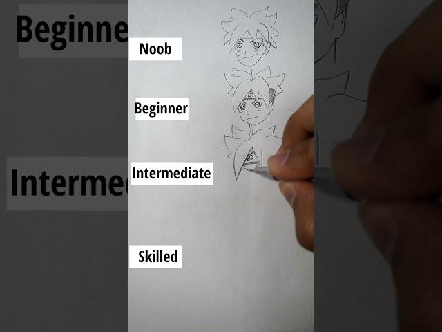 How to Draw Boruto #shorts